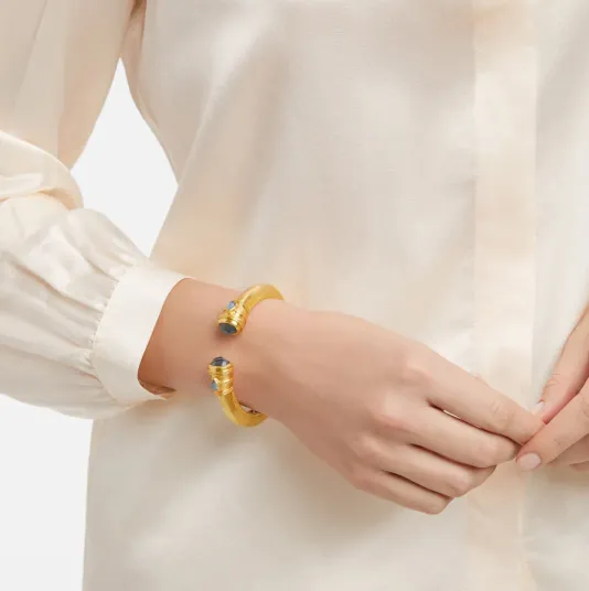The Cannes Demi Cuff in Iridescent Rose