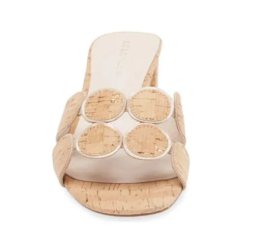 The Circle Slide Sandal in Cork