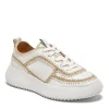 The Crochet Seam Lace Sneaker in White