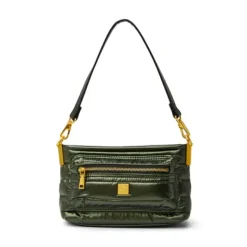 The Double Trouble Crossbody in Pearl Olive