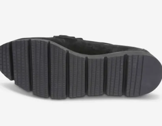 The Enamel Bit Comfort Loafer in Black
