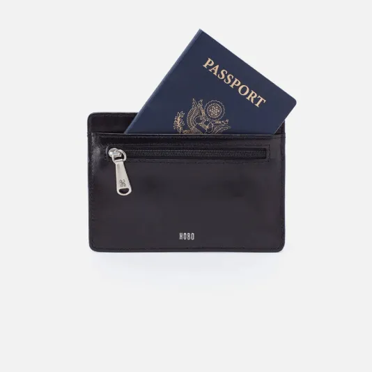 The Euro Slide Card Case in Black