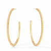 The Extra Large Colette Bead Hoop in Gold
