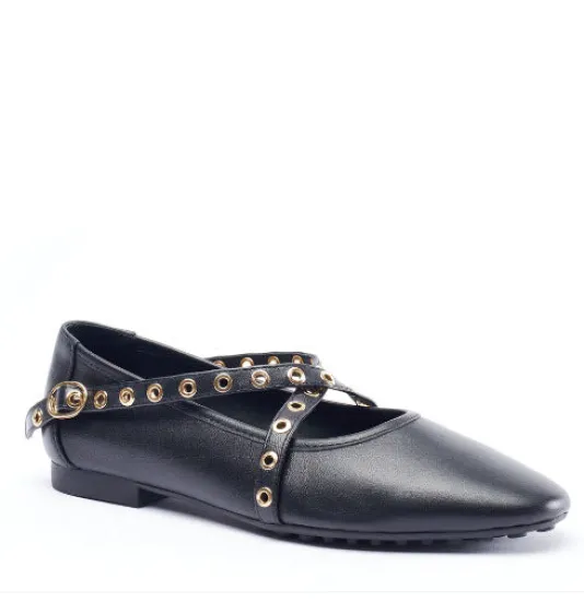 The Gromet Belt Ballet in Black