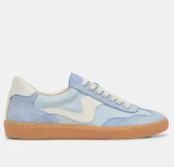 The Gum Sole Court Lace Sneaker in Blue