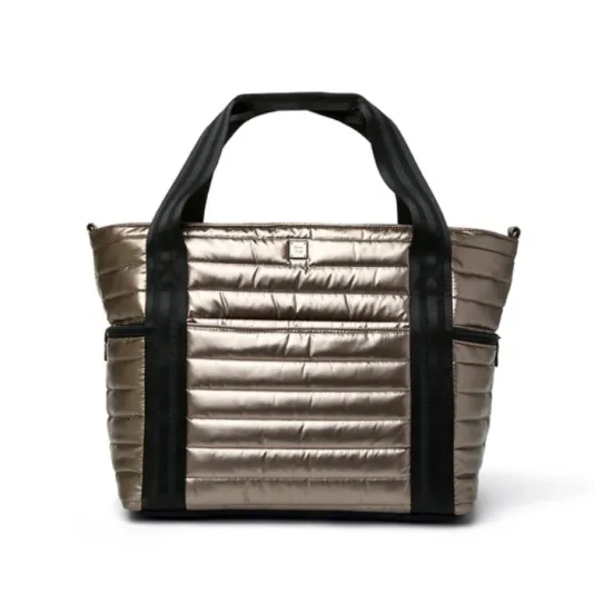 The Jetset Wingman Tote in Pearl Latte