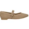 The Knit Maryjane Flat in Gold