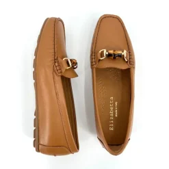 The Moccasin with Bamboo Bit in Tan