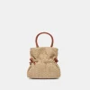 The Raffia Cinch Handbag in Natural