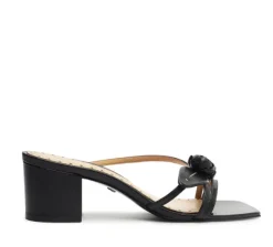 The Rose Bud Sandal in Black