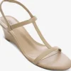 The T-Strap Perfect Wedge Sandal in Taupe