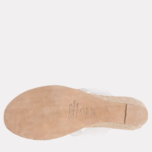 The Vinyl Espadrille in Clear