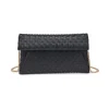The Woven Clutch in Black