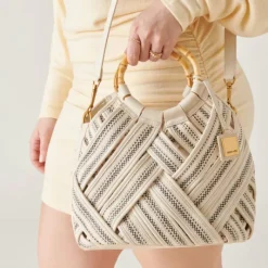 The Woven Satchel in Natural